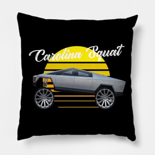 SQUATTED TRUCK T-SHIRT Pillow