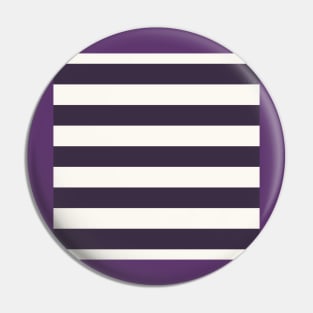 Preppy Girly Paris Chic Royal Purple White Stripes Pin