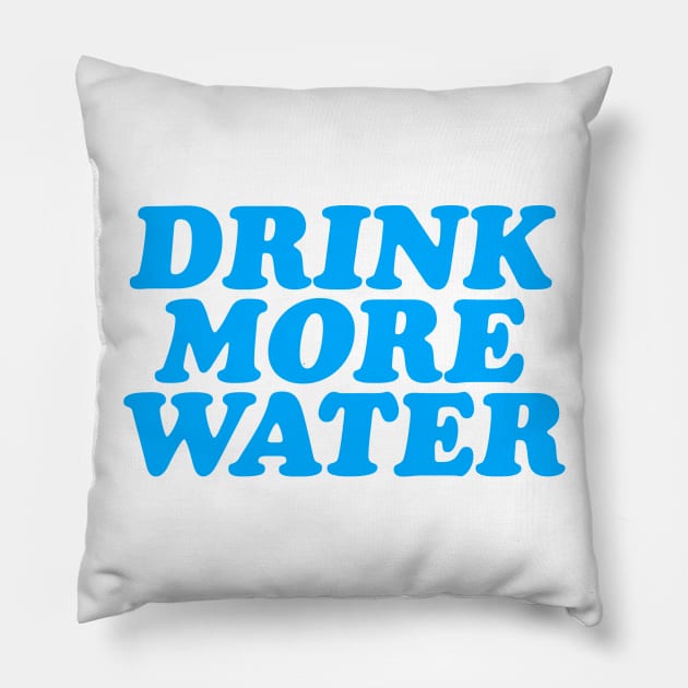 Drink More Water Baby Pillow by lolosenese