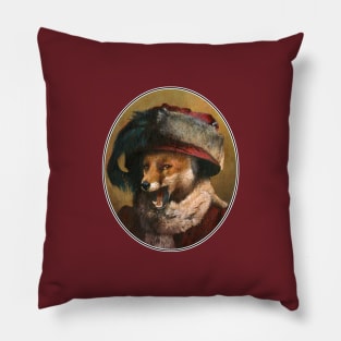 Edwardian Vintage Vixen Oval Pillow