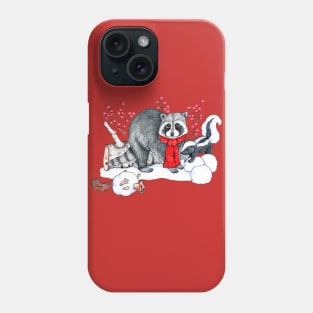 Rolling Snowballs Phone Case