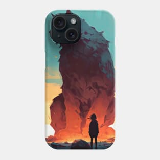 Majestic Beutiful Giant Cat Modern Art Phone Case