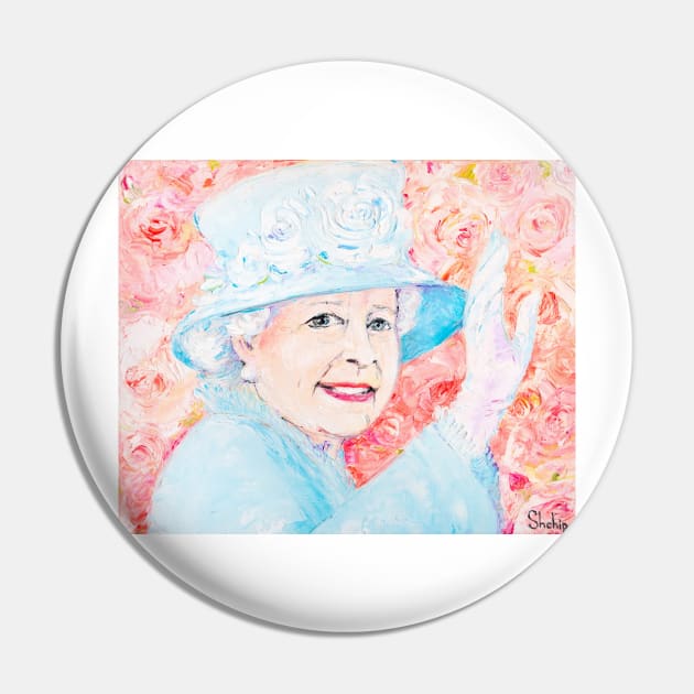 Queen Elizabeth In Roses Pin by NataliaShchip