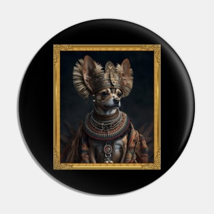 Chihuahua - Aztec King (Framed) Pin