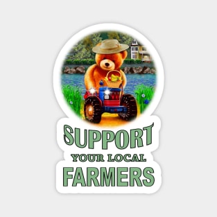 Support Your Local Farmers Magnet