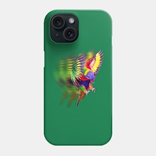 colorful bird Phone Case