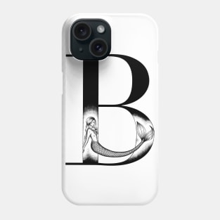 Mermaid Monogram B Phone Case