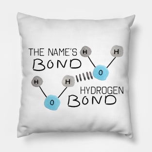 The Name's Bond Hydrogen Bond Pillow