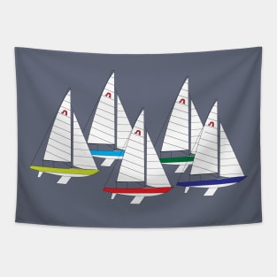 Soling International Keel Boat Racing Class Tapestry