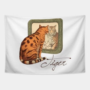 Tiger Cat Tapestry