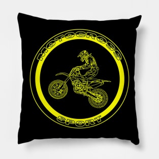 Motocross sport 2 Pillow