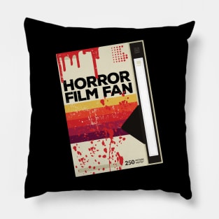 Horror Film Fan // Retro Scary Movie VHS Pillow