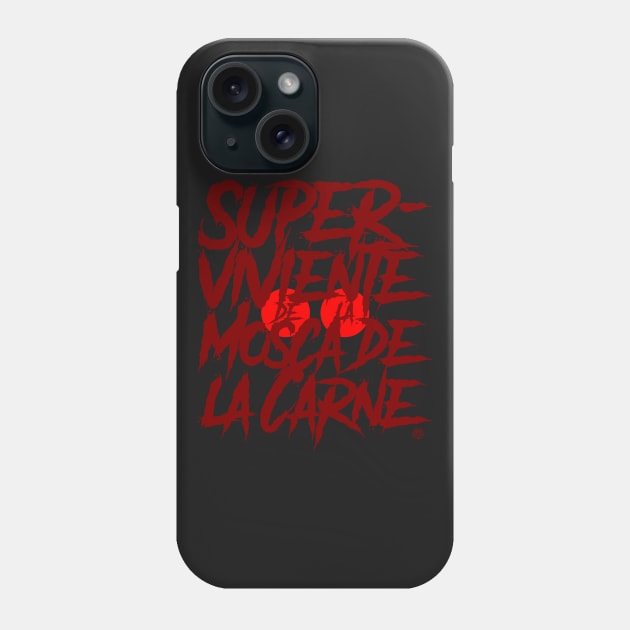 Superviviente (Sangre roja) Phone Case by andres_abel