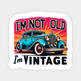 Vintage Car Magnet