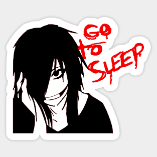 Jeff the Killer Fanart Sticker for Sale by OrianaOwO