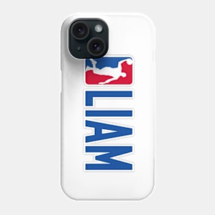 Liam NBA Basketball Custom Player Your Name T-Shirt Phone Case