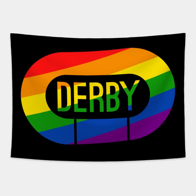 Derby Pride Tapestry by DesMoinesRD