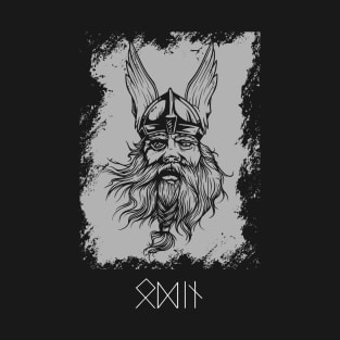Odin or Wodan Viking Warrior Ragnar Norse Valhalla T-Shirt T-Shirt