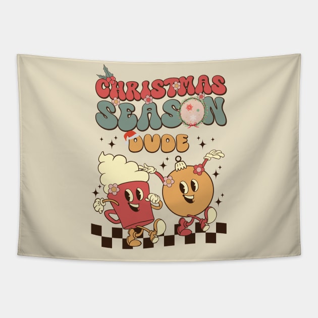 Christmas Season Dude Tapestry by WondersByMel