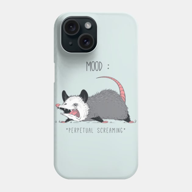 Mood Possum Phone Case by ChocolateRaisinFury