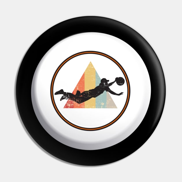 Ultimate Frisbee Shield Pin by CTShirts