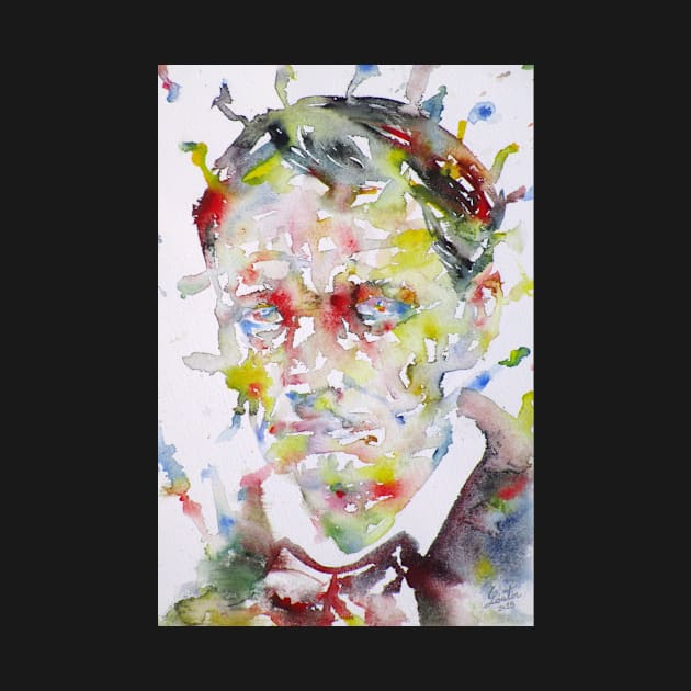 CHARLES BAUDELAIRE - watercolor portrait .2 by lautir