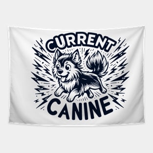 Current Canine Tapestry