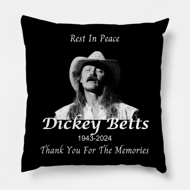 Dickey Betts Pillow by Bouteeqify