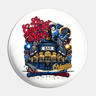 Le Gobelet Noir Paris Bar and Restaurant Orlando Florida Pin