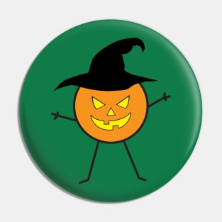 Halloween Snowman Pin