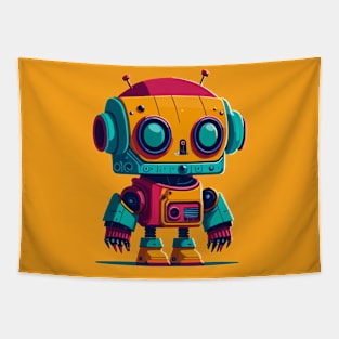 Cute Robot Tapestry