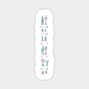 Boho Cactus Collection Magnet