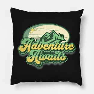 Adventure awaits Pillow