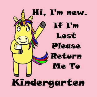 Kindergarten Unicorn T-Shirt