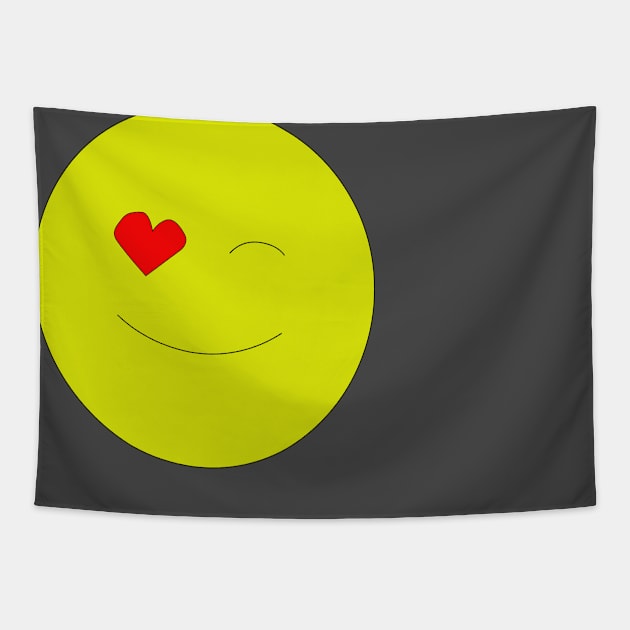 Emoticon vector illustration Tapestry by Anna Kobylarz32