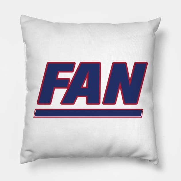 New York LYFE Football SUPER FAN!!! Pillow by OffesniveLine