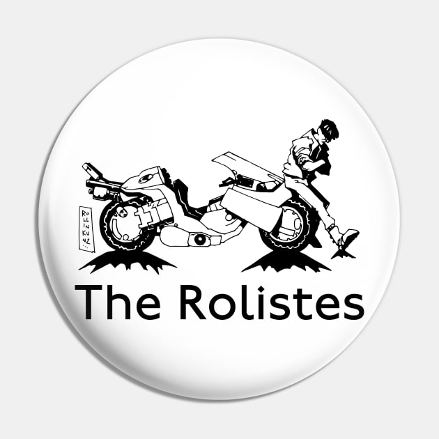 The Rolistes Podcast (Kaneda B&W) Pin by Kalum
