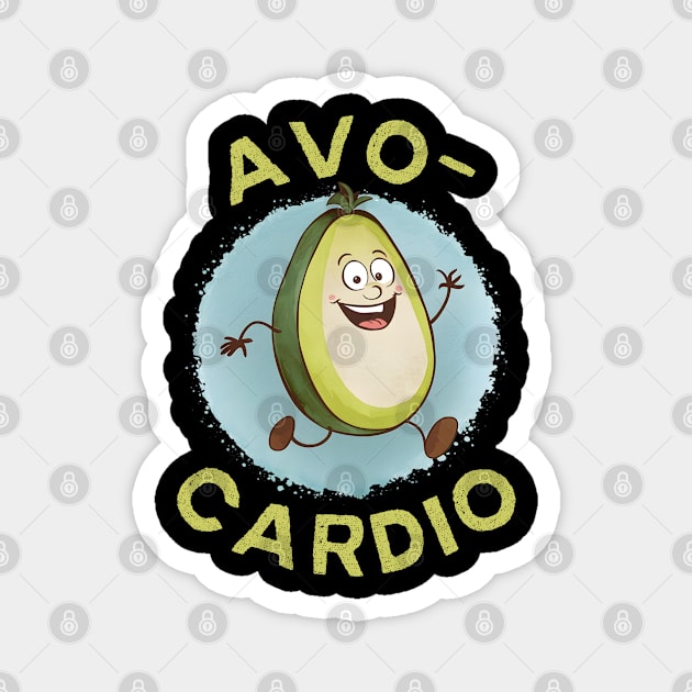 Avocardio Magnet by Inktopolis