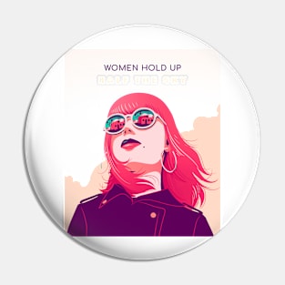 Women Hold Up Half The Sky Female Empowerment Pin