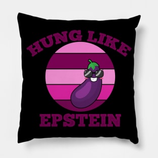 Funny Hung like epstein Pillow