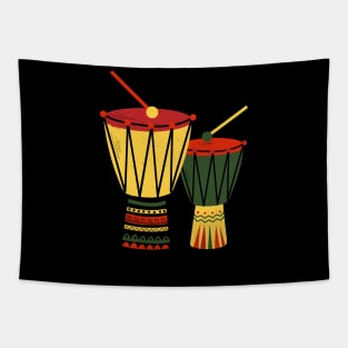 African Drums Tapestry