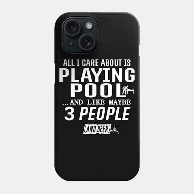 Funny Pool Design Phone Case by TomCage