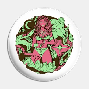 Pink Mint Aries Beauty Pin