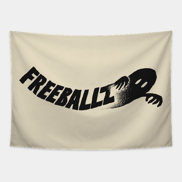 Freeballz Ghost Black Tapestry by Freeballz