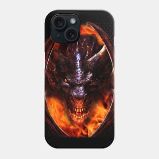 Black Dragon - Face to Face Phone Case