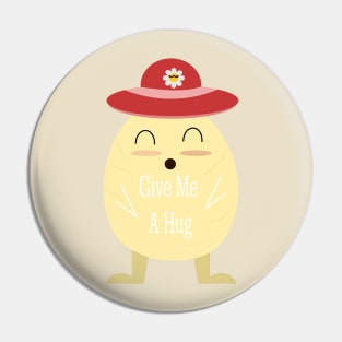 the happy egg give me a hug for valentine day Pin