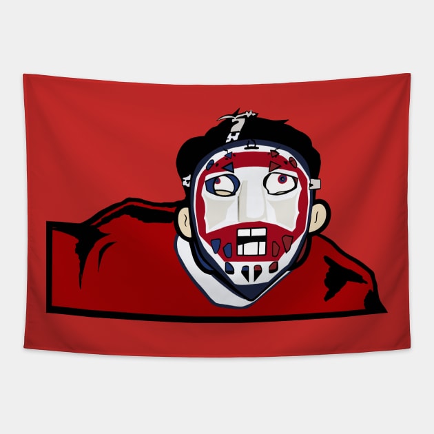 Montreal Vintage Goalers Tapestry by rabidhabs