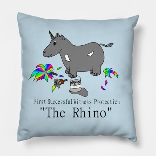 Witness Protection Unicorn/Rhino Pillow