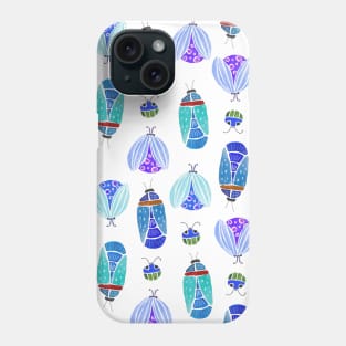 Blue Bugs pattern Phone Case