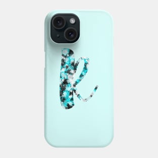 Paint Splash Letter R Phone Case